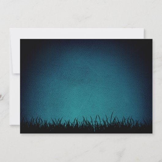 Kinder Costume Halloween Birthday Party Kaart (Achterkant)