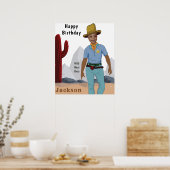 Kinder Cowboy Special Sheriff Original ADD Foto Poster (Keuken)