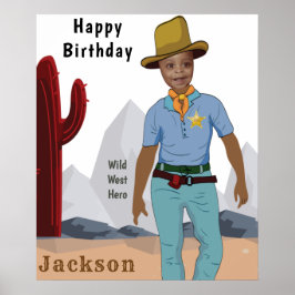 Kinder Cowboy Special Sheriff Original ADD Foto Poster