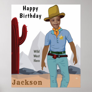 Kinder Cowboy Special Sheriff Original ADD Foto Poster