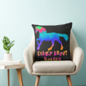 Kinder "Crazy About Horses" Tropisch Stropdas-Dye Kussen (Stoel)
