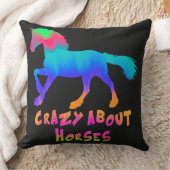 Kinder "Crazy About Horses" Tropisch Stropdas-Dye Kussen (Deken)