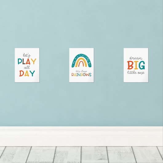 Kinder crèche muurkunst sets (Houten vloer)