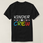 Kinder Crew First Day Kindergarten Boys Girls T T-shirt (Design voorkant)