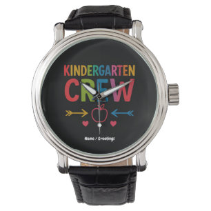 Kinder Crew Grappig Kindergarten Leuk Terug Naar S Horloge