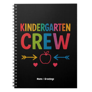 Kinder Crew Grappig Kindergarten Leuk Terug Naar S Notitieboek