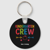 Kinder Crew Grappig Kindergarten Leuk Terug Naar S Sleutelhanger (Voorkant)