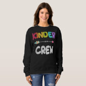 Kinder Crew Kindergarten Onderwijzer 1e dag van de Trui (Voorkant volledig)
