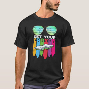 Kinder Crew Kleuterleidster Pak Je Potlood T-shirt