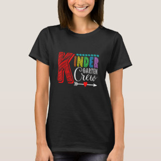Kinder Crew Kleuterleidster Team 1e Dag Van S T-shirt
