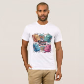 Kinder Crew Lieve Rugzakken Terug naar School T-shirt (Voorkant volledig)