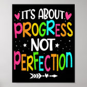 Kinder Crew Star Test Day State Testing Day Monito Poster (Voorkant)