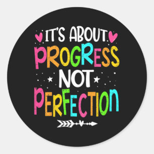 Kinder Crew Star Test Day State Testing Day Monito Ronde Sticker