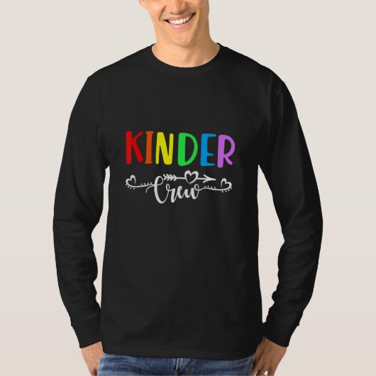 Kinder Crew Team Kindergarten T-shirt 1 dag (Voorkant)