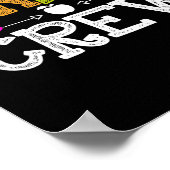 Kinder Crew Terug naar school Kleuterschool Leraar Poster (Hoek)