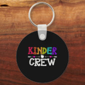 Kinder Crew Terug naar school Kleuterschool Leraar Sleutelhanger (Voorkant)