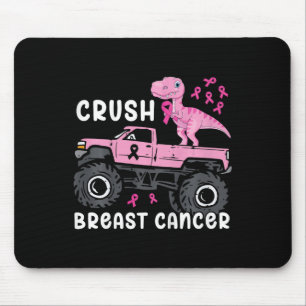 Kinder crush borstkanker monstertruck dinosaurus T Muismat