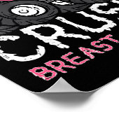 Kinder Crush Breast Cancer Awareness Monster Truck Poster (Hoek)