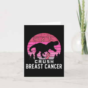 Kinder Crush Breast Cancer Roze Trex Dino Bewusthe Kaart