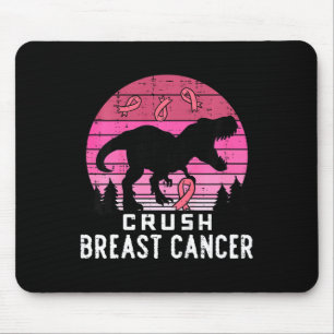 Kinder Crush Breast Cancer Roze Trex Dino Bewusthe Muismat