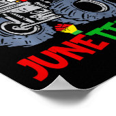 Kinder crush Juneteenth Truck Design voor Juneteen Poster (Hoek)