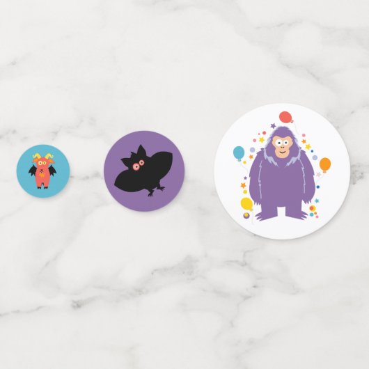 Kinder Cryptid Confetti (Voorkanten)