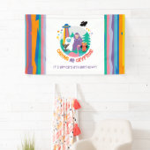 Kinder Cryptid Verjaardagsbanner Spandoek (Insitu)