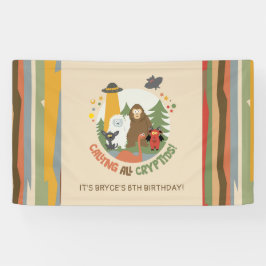 Kinder Cryptid Verjaardagsbanner Spandoek