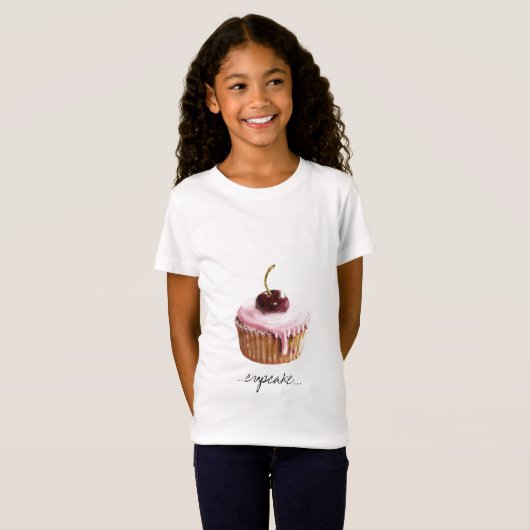 Kinder cupcake T-Shirt (Voorkant volledig)