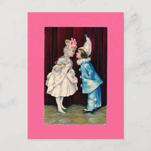 Kinder Curtsy CHANGE COLOR ~ Briefkaart / uitnodig (Voorkant)