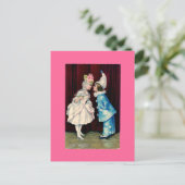 Kinder Curtsy CHANGE COLOR ~ Briefkaart / uitnodig (Staand voorkant)