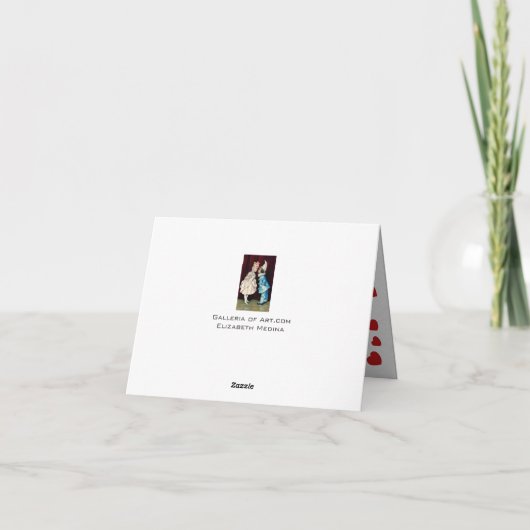 Kinder Curtsy CHANGE COLOR ~ Kaart (Achterkant)