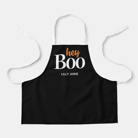 Kinder Cute Boo Halloween Costume Persoonlijk Schort (Voorkant)