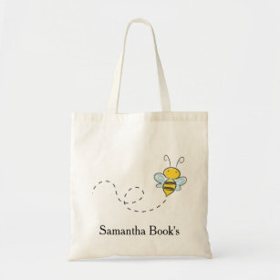 Kinder Cute Bunny Library Bag Tote Bag