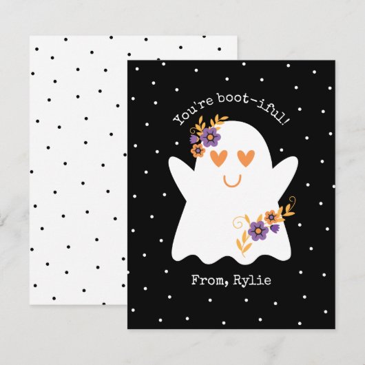 Kinder Cute halloween Ghost (Voorkant / Achterkant)