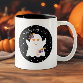 Kinder Cute halloween Ghost Tweekleurige Koffiemok