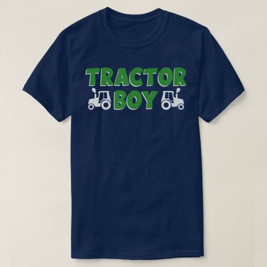 Kinder Cute Junior Farmer Tractor Boy T-shirt (Design voorkant)