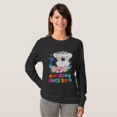 Kinder Cute Koala Beer: 7 jaar zondagsuitrusting v T-shirt (Voorkant volledig)