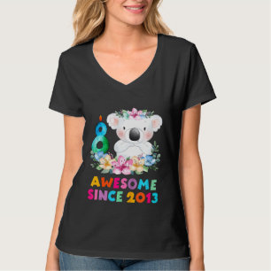 Kinder Cute Koala Beer: 8 jaar zondagsuitrusting v T-shirt