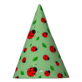 Kinder Cute lady bug & green verlofpatroonverloop Feesthoedjes (Rechts)