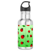 Kinder Cute lady bug & green verlofpatroonverloop Waterfles (Voorkant)