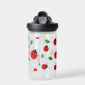 Kinder Cute lady bug & green verlofpatroonverloop Waterfles (Voorkant)