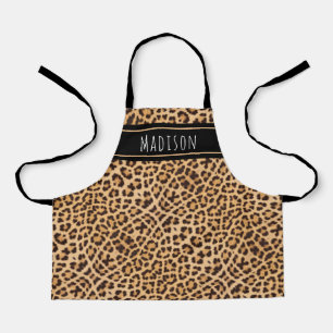 Kinder Cute Leopard Print Personalized Girls Schort