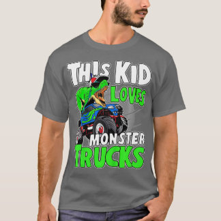 Kinder Cute Monster Truck Boys Girls Dit Kind houd T-shirt