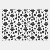 Kinder Cute Owl Moon Heart Umbrella Winter Pet Inpakpapier Vel (Voorkant 2)