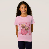 kinder Cute owl T-Shirt design (Voorkant volledig)