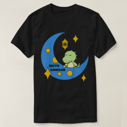 Kinder Cute Ramadan Mubarak Ramadan Kareem Eid Mub T-shirt (Design voorkant)