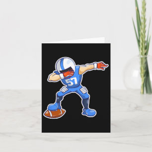 Kinder Dabbing Football Dab Dance Funny Boys Gift Kaart