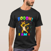 Kinder Dabbing German Shepherd Booom I Am 9 Boy Gi T-shirt (Voorkant)