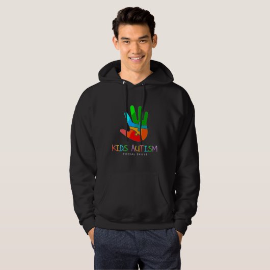 Kinder dag van autisme hoodie (Voorkant volledig)